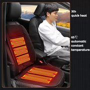 Winter Heated Car Seat Cushion 12V24V Car Warm Seat Car Seat Heating Pad Intelligent Fast Heating Seat Cover for SUV Truck Car