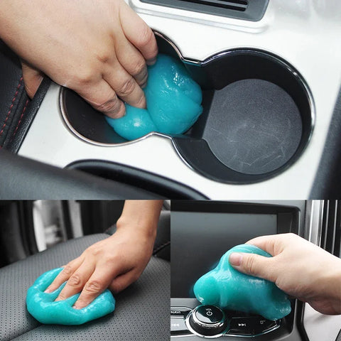 Multifunction Car Cleaning Gel Dust Cleaner Car Interior Cleaning Gel Slime Air Vent Outlet Dashboard Laptop Cleaning Magic Mud