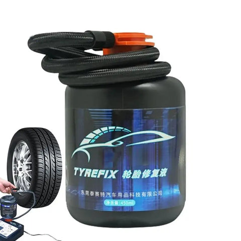 Tire Repair Sealant Air Filler Sealant 450ml Efficient Tire Inflator Quick Repair Tire Repair Sealant For All Vehicles