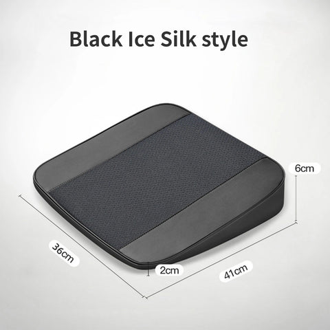 Car Seats Cushion Ice Silk Slant Elevating Pad for Long Term Driving Buttocks Pain Relief Comfort Office Chair Auto Seat For Men