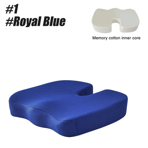 1Pcs Coccyx Seat Cushion Memory Foam U-Shaped Pillow for Chair Cushion Pad Car Office for Tailbone Pain Massage Pillow