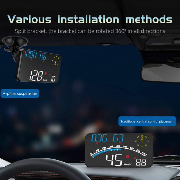 HUD G10 Uniserval Gps Head up Display for Car Digital Speedometer Windshield Speed Projector With Holder Auto Interior Parts