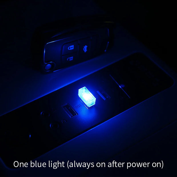 Mini USB LED Car Light Auto Interior Atmosphere Light Emergency Lighting Light PC Auto Colorful Decorative Lamp Car Accessory