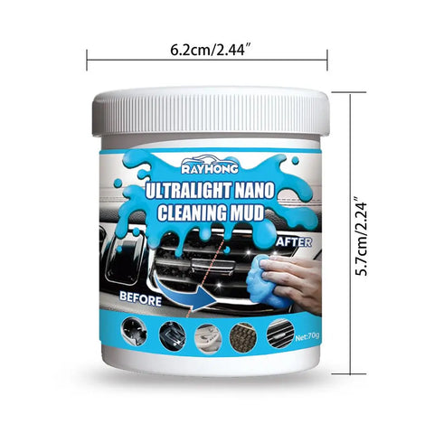 Car Cleaning Gel Air Vent Magic Dust Cleaner Gel Office Wash Mud Removal Rubber Auto Interior Cleaning