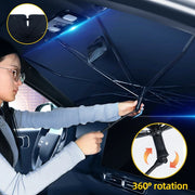 NEW Car Windshield Sun Shade Umbrella Upgraded Foldable Car Sunshade Front Window Cover for UV Ray Block & Sun Heat Protection