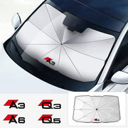 Car Windshield Sun Shade Blocks, UV Ray Reflector Umbrella, For AUDI A1, A3, 8p, A4, B4 A5, A6, A7, A8, Q2, Q3, Q5, Q7, Q8