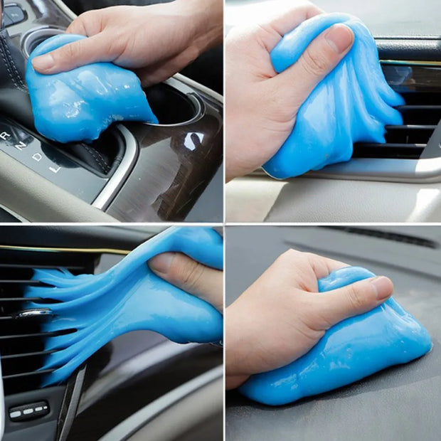 70g Clean Glue Slime Car Cleaning Pad Glue- Powder Cleaner- Gel For Car Interior- Clean Tools Car Soft Mud Random Color