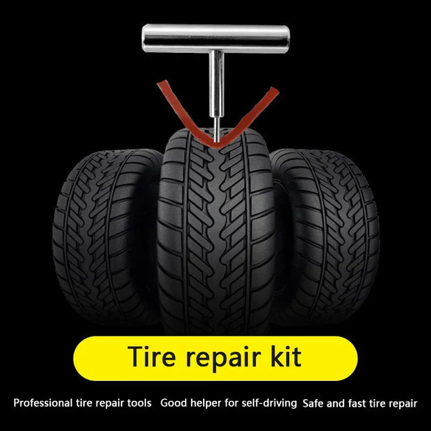 Motorcycle Tire Repair Kit car Puncture Plug Tools Tyre Puncture Emergency for Tire Strips Stirring Glue Repair Tool Kit