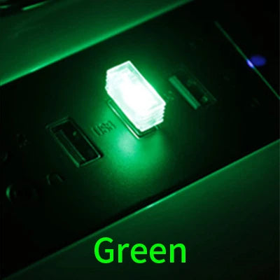 Mini USB LED Car Light Auto Interior Atmosphere Light Emergency Lighting Light PC Auto Colorful Decorative Lamp Car Accessory