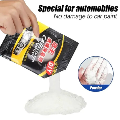 Car Cleaning Shampoo Powder Car Body Strong Washing Agent Foam Essence Multifunctional Cleaning Tools Car Accessories 1/5/10pcs