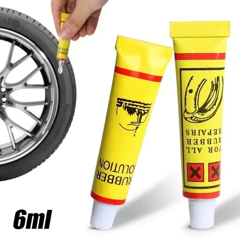 Universal Car Tire Repairing Glue Tyre Inner Tube Puncture Repair Tools Motorcycle Bike Truck Portable Car Repairing Glues 6ml