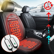 12V Heated Car Seat Cushion Cloth/Flannel Car Seat Heater Winter Warmer Seat Heating Car Accessories Heating Pads Set Universal