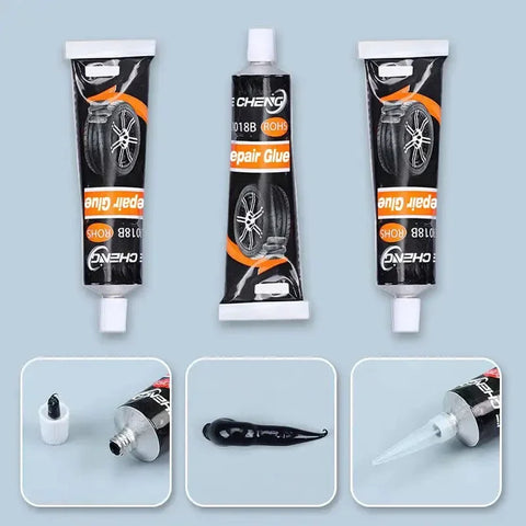 Tire Repair Glue Waterproof & High Temperature Resistant Black Sealing Waterproof And High-Temperature Resistant Repair Adhesive