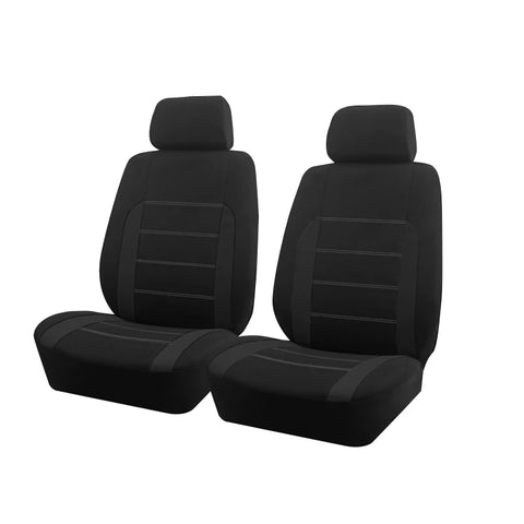 AUTO PLUS Universal Polyester Fabric Car Seat Covers Fit For Most Car Suv Truck Van Car Accessories Interior  Airbag Compatible