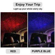 Romantic LED Starry Sky Night Light 5V USB Interface Galaxy Star Projector Lamp for Car Roof Room Ceiling Decor Plug and Play