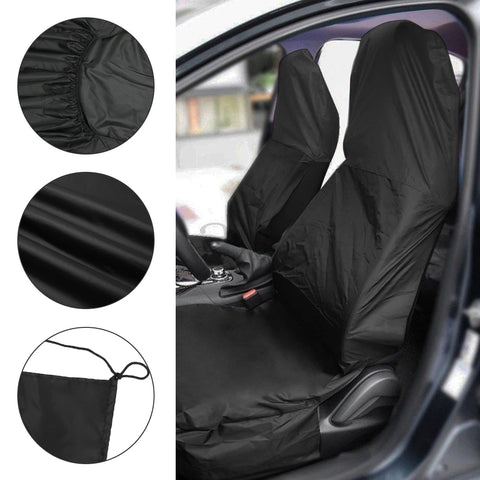 Car Seat Cover Waterproof Fabric Universal Car Seat Covers Set Accessories Interior For Most Car Suv Truck Van Seat Cushion 2024