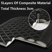 1pc Car Seat Cushion Driver Seat Cushion with Comfort Memory Foam Non-Slip Rubber Vehicles Office Chair Home Car Pad Seat Cover