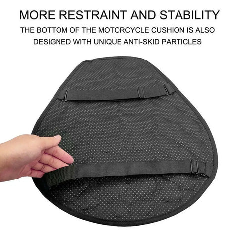 Motorcycle Seat Cushion Black Foam Soft Comfortable Breathable Seat Covers Mats Motorcycles Electric Bike Accessories