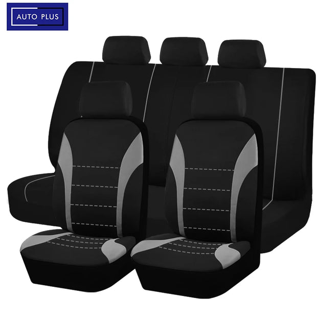 AUTO PLUS Car Seat Covers Universal Size Fit For most Car SUV Truck Van Car Accessories Interior Seat Covers Full Set