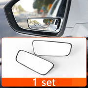 2Pcs 360 Degree Adjustable Blind Spot Mirror Car Auxiliary Rearview Convex Mirror Round Frame Wide Angle Mirrors for Car Reverse