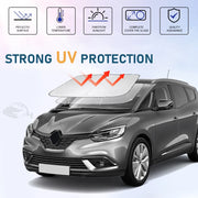 For Renault Scenic Grand Scenic 2013 - 2023 Windshield Sun Shade Car Sunshade Cover Foldable Sun Visor Protector Blocks UV Rays