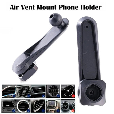 Ball Joint Extension Arm for Car Air Vent Phone Stand GPS Mount Car Air Outlets Mobile Phone Holder Accessories