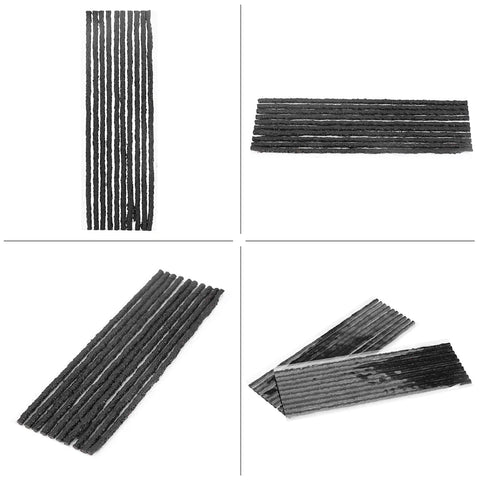 Tire Repair Strip Black Tubeless Tyre Tire Puncture Repair  Rubber Strips Car Motorcycle 200*3.5mm Tyre Repair Strip