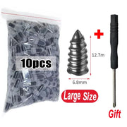 Universal Vacuum Tyre Repair Set For Car Motorcycle Scooter Rubber Tubeless Tire Repair Kit Glue Free Repair Tire Nails