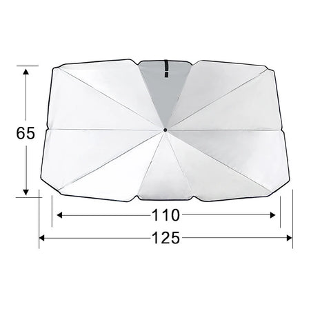 Car Windshield Sun Shade Umbrella Sun Protection Cover for Renault megane 2 3 4 clio 4 duster trafic Avantime Captur DOKKER