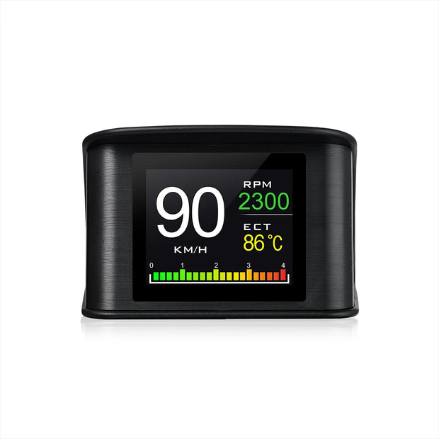 P10/P10-PRO Car OBD2 Head Up Display Speed RPM Water Temp Fuel Consumption Car Smart Gauge Overspeed Alarm Engine Fault Code