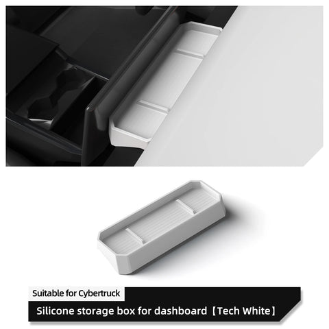 For Tesla Cybertruck 2024 Car Dashboard Storage Box Central Control Screen Rear Storage Tray Auto Interior Accessories 1pc