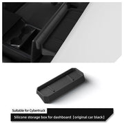 For Tesla Cybertruck 2024 Car Dashboard Storage Box Central Control Screen Rear Storage Tray Auto Interior Accessories 1pc