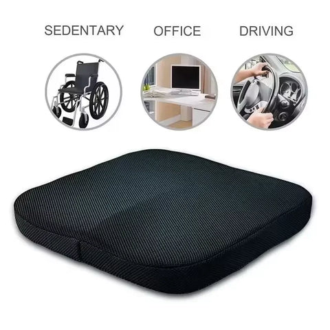 Tailbone Sciatica Back Pain Relief Comfort Office Chair Car Seat Cushion Non-Slip Orthopedic Memory Foam Coccyx Cushion