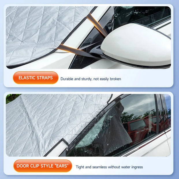 Car Snow Ice Protector Cover Winter Windshield Sunshade For Car Outdoor Summer Car Cover Anti Frost Anti Sun Covers Protection