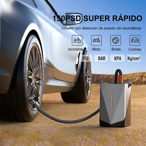 Car Jump Starter 6000A Peak 26800mAh Auto Supercharger Battery Charger Jumper Box with Fast Charger Smart Jumper with LED Screen