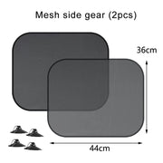 1Pair Car Sunshade Covers Universal Anti-UV Windscreen Folding Visor Auto Side Window Sun Shade Protector Car Accessories