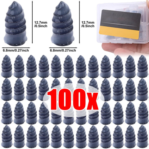 Car Vacuum Tyre Repair Nail 50/100pcs Motorcycle Truck Scooter Bike Tire Puncture Repair Tubeless Tools for Car Tire Repair Tool