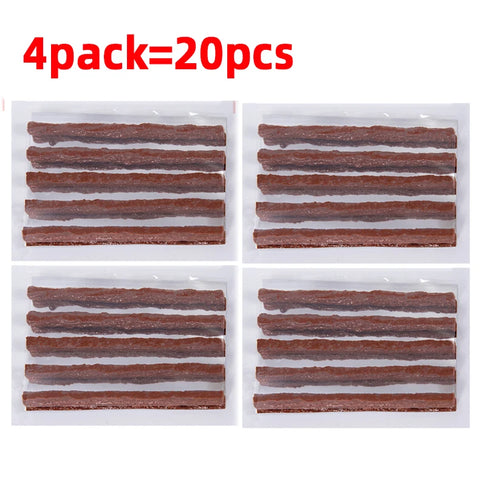 5/50Pcs Tire Repair Strips Tubeless Rubber Stiring Glue Seals for Car Motorcycle Tyre Puncture kit wicks worms Tools Accessories