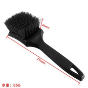 1 Pcs Car Tire Rim Brush Wheel Hub Cleaning Brushes Plastic Handle Auto Washing Cleaner Tools Car Detailing Cleaning Accessories