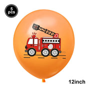 Inflatable Fire Extinguishers Shaped Balloons Toys for Kids Fire Truck Birthday Party Decor Firefighter Birthday Party Supplies