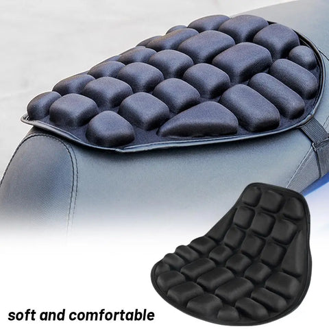 Motorcycle Seat Cushion Black Foam Soft Comfortable Breathable Seat Covers Mats Motorcycles Electric Bike Accessories