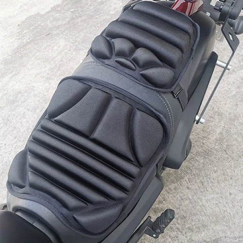 Universal Motorcycle Seat Cushion Dual Seat Covers 3D Motorbike Pillow Pad Anti Slip Shock Absorption Motorcycle Accessory